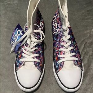 Colorful High-Top Sneakers